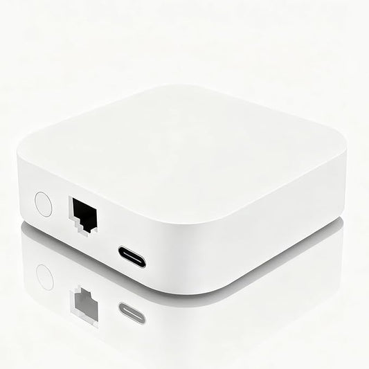 Tuya Zigbee 3.0 Wired Hub, PoE Gateway for Tuya Zigbee Devices, 2.4Ghz WiFi Only, Smart Home Bridge, Compatible with Alexa and Google Home Assistant, Work with Tuya Smart/Smart Life App