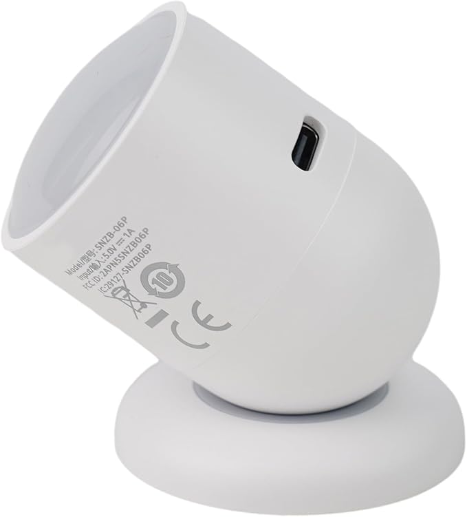 For SONOFF SNZB-06P For ZIGBEE Human Presence Sensor, 5.8GHz Motion Detector With Light Sensing, Smart Home Automation For Alexa & For SMARTTHINGS, White
