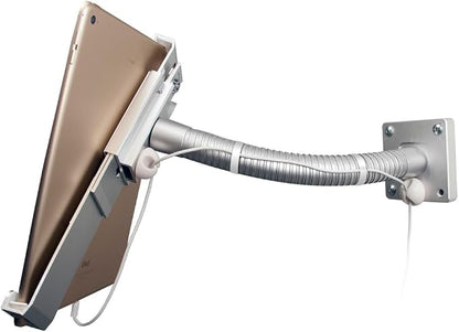 CTA Digital Portable Electronic Device Mount, Silver, Compatible with 7-13 Inch Tablets and Smartphones