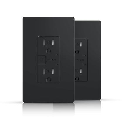 TOPELER 15A Smart Wall Outlets with Individual Control for Alexa & Google