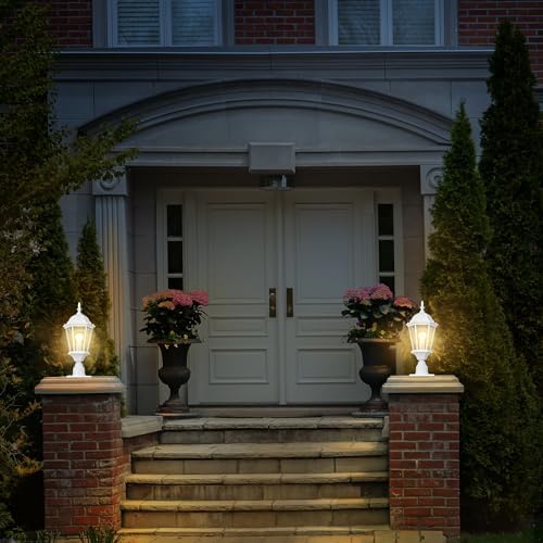 Design House Outdoor Light Pier Base, White