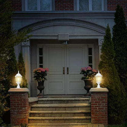 Design House Outdoor Light Pier Base, White
