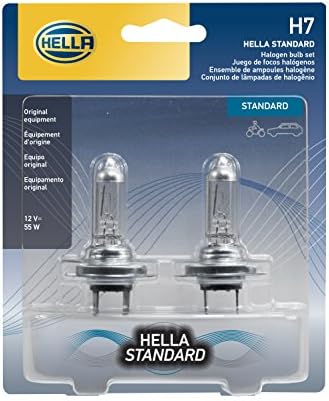 HELLA H7TB Standard Halogen Bulbs, 12 V, 55W
