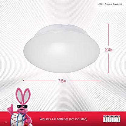 Energizer Motion Sensor Ceiling Light, Battery Operated, 300 Lumens
