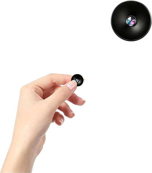 Hidden Camera with Audio/Video Small Spy WiFi Security Secret System Smart | Home Indoor Wireless Outdoor Nanny Night Vision Motion Detection Baby Monitor Pet Doorbell Seguridad (1, black, mini)