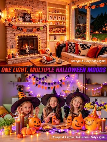 JMEXSUSS Smart RGB Fairy Lights, 33FT 100 LED Color Changing String Lights