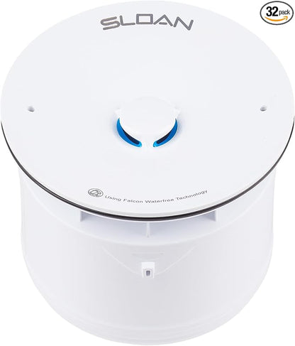 Sloan WES-150 Hybrid Cartridge for Waterfree Urinals (32 Pack), White | Waterfree urinal cartridge, Includes Cartridge, Wrench Key, Disposal Bag and Blue Sealant, Urinal, Genuine OEM part 1001555