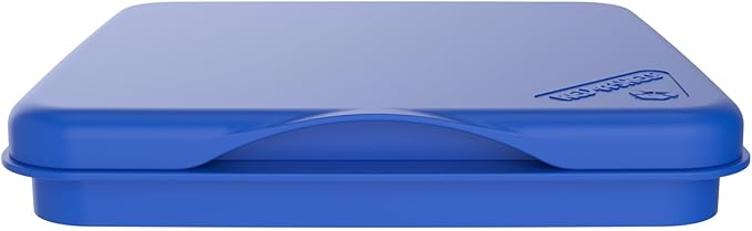 Rev-A-Shelf 27 Qt Under Sink Garbage Can Lid for Base Kitchen and Bathroom Cabinet, Replacement Plastic Trash Bin Lid Only, Blue, RV-1024-LID-22-1-40