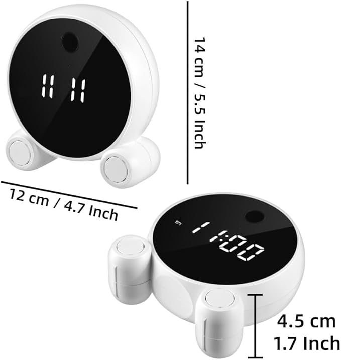 Indoor Clocks Camera, Baby Monitor, HD 1080P Security Camera Indoor Baby Monitor Pet Camera, Smart Motion Tracking, Panoramic IR Night Vision, 2.4G WiFi, Two Way Audio Video Speaker Security Camera