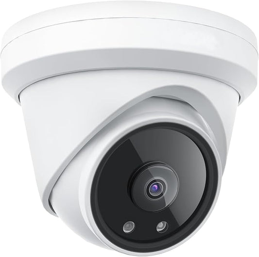Real HD 2.1MM 6MP 155° Wide Angle PoE IP Camera Outdoor, 98ft IR Night Vision, H.265, IP66, Compatible with Uniview NVR, NDAA Compliant