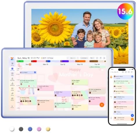 Westsee 15.6" Digital Calendar, No Subscription Smart Family Planner