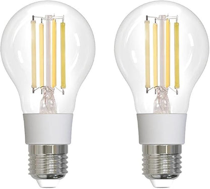 Smart Filament Bulb Light Your House Easily with Scene E27 Energy Saving Customize Light by Time 7W Tuya APP Control,2pcs