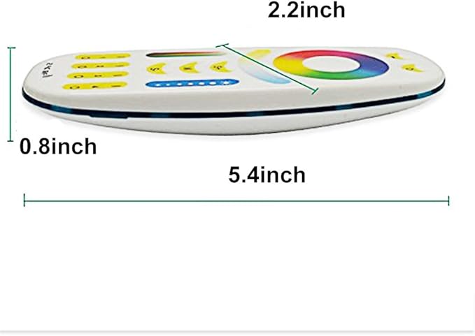 BSOD Smart LED Light Bulb RGBW CCT with Remote Controller Dimmable (4 Bulbs+1 Controller)