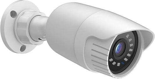 4MP PoE IP Turret Bullet Camera with, IP Security Camera Outdoor Indoor Wired, Night Vision 65ft, Human Motion Detection, Waterproof IP66, 2.8mm Lens, 24/7 Recording