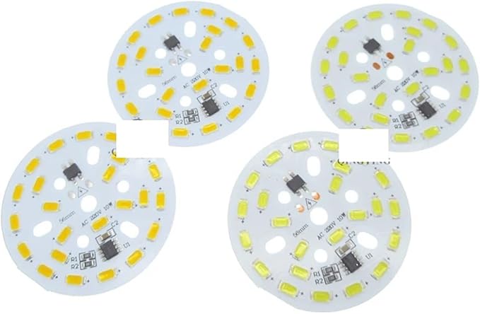 20pcs Smart IC LED bulb lamps dimmable 10W 220v LED pcb smd5730 White/Warm White integrated ic driver diy LED spotlight lamp(Warm White)