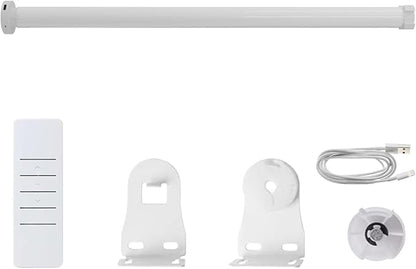 Rechargeable Roller Shade Motor with Remote, Type-C Charging 2800mAh Battery for 1.5” Tube (38mm), Wireless Electric Blind Drive Retrofit Kit, Quiet Operation (1.5N.m Torque 32rpm/min)