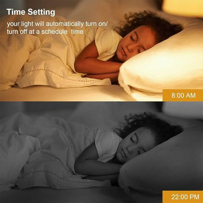 Tuya Bluetooth Smart LED Light Bulbs RGBCW, E12 Music Sync Color Changing,with App Control for Living Room, Party,2PACK.