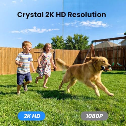 GALAYOU Security Cameras Wireless Outdoor with Solar Powered, R6 4Pack