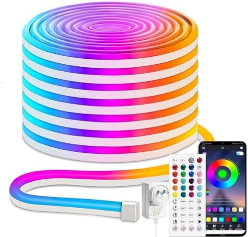 iNextStation 32.8FT RGB LED Strip Lights DC24V Waterproof LED Rope Lights