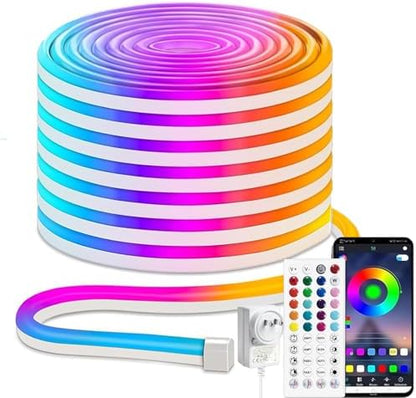iNextStation 32.8FT RGB LED Strip Lights DC24V Waterproof LED Rope Lights