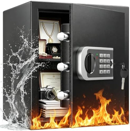 𝐔𝐩𝐠𝐫𝐚𝐝𝐞𝐝 𝟐𝟎𝟐𝟔 Fireproof Safe 𝟏𝟕𝟎𝟎°𝐅 𝟑𝟓-𝐌𝐢𝐧 Protection