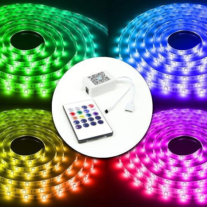 DAYBETTER 2 Ports 20 Key Smart Wi-Fi Led Strip Lights Remote Control, Output Dimmable Remote Controller Voltage DC 24V(Without Power Adapter)