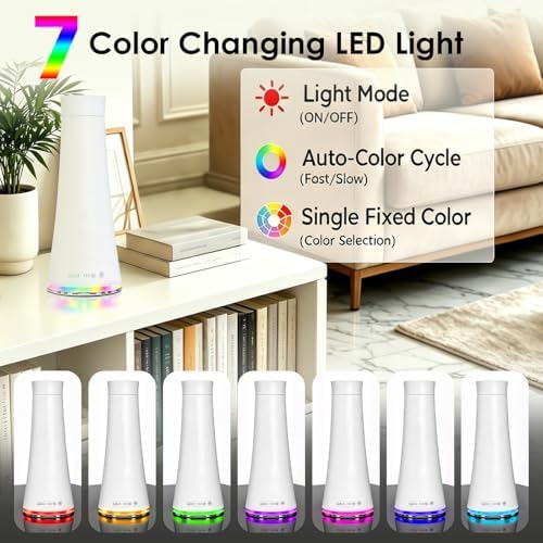 160ML Waterless Scent Diffuser Kit，Included 5 * 20ml Hotel Oils