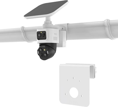 Gutter Mount Bracket Compatible with eufy PoE NVR Security System S4 Max,eufyCam S4 and eufy PoE Bullet-PTZ Cam S4 Security Camera (White)