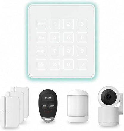 Cove 6-Piece DIY Home Security System, 3-Month Monitoring | Free Camera Ships Separately After Account Setup, DIY Setup, Professional Monitoring, Expandable System, One App Control