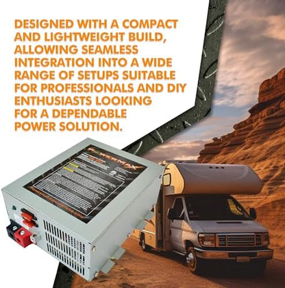 PowerMax PM4-60A 60A Deck Mount RV Converter Charger Lithium