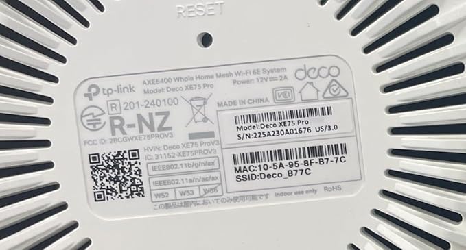 TP-Link Deco XE75 Pro AXE5400 Tri-Band WiFi 6E Mesh System - 2.5G WAN/LAN Port, Covers up to 5500 Sq.Ft, Replaces WiFi Router and Extender, AI-Driven Mesh, New 6GHz Band, 2-Pack