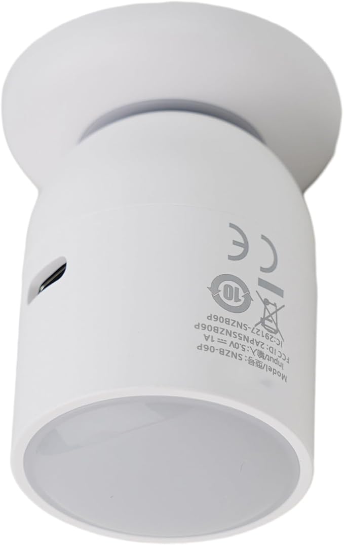 For SONOFF SNZB-06P For ZIGBEE Human Presence Sensor, 5.8GHz Motion Detector With Light Sensing, Smart Home Automation For Alexa & For SMARTTHINGS, White