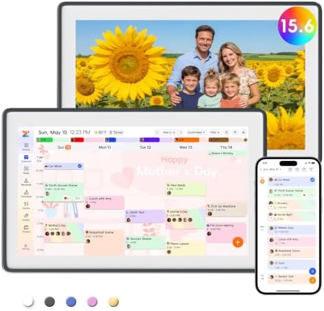 Westsee 15.6" Digital Calendar, No Subscription Smart Family Planner