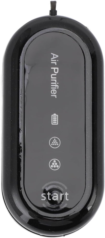 Wearable Air Purifier, Portable Air Purifier Necklace USB Rechargeable for Travel Outdoor, Lasts 30-60 Hours