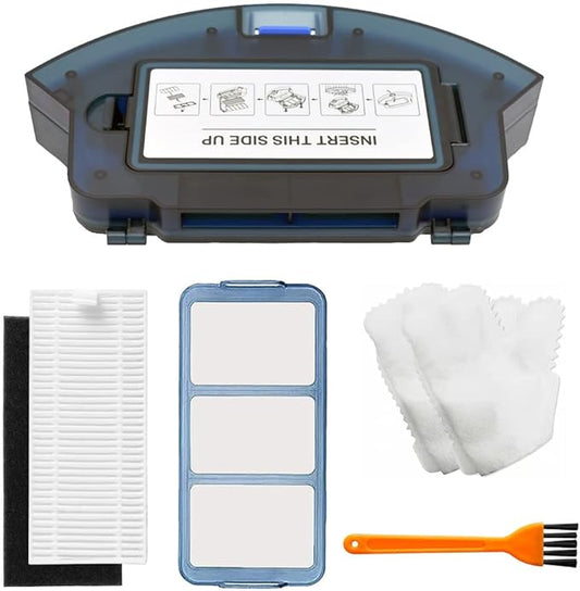Vacuums Dust Collector Bin Replacements Compatible with eufy RoboVac 11S,for RoboVac 11S Plus, for Robovac 12 15C 15T, 25C, 30, 30C, 35C Robotic Dustbin Vacuum Cleaner Spare Parts