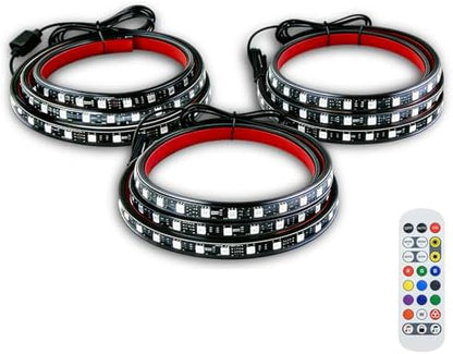 Mupera 60 Inch 270 LED RGB Truck Bed Light Strip Kit for Pickup SUV RV