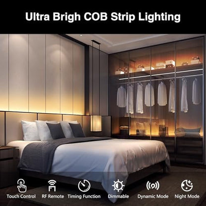 DAYBETTER COB LED Strip Lights 16.4ft,LED Lights for Bedroom,2700K-6500K