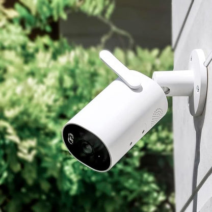 XIAOMI Outdoor Camera AW300 US Specs Wi-fi 2K Full-HD Alarm Protection Smart Full-Color Night Vision Focus Zone Setting IP66 Weather-Resistant White