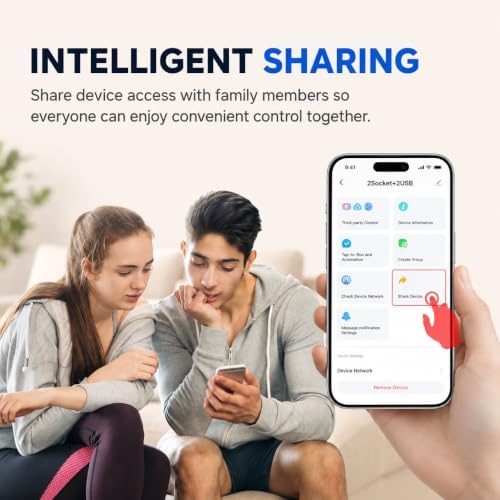 Smart Switch for Light 2 Gang, Neutral Wire Required, 2.4GHz Wi-Fi Switch Compatible with Alexa and Google Home, UL Certified