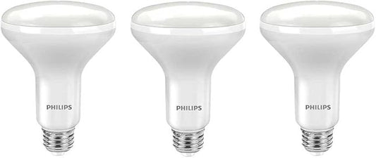 Philips LED Dimmable BR30 Light Bulb: 650-Lumen, 5000-Kelvin, 9-Watt (65-Watt Equivalent), E26 Base, Daylight, 3-Pack