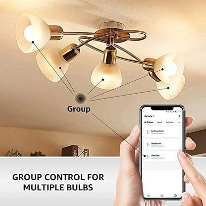 Bluetooth A60 Smart LED Light Bulbs RGBCW, Music Sync Color Changing, App Control for Living Room, Party,9W (2 Pack)