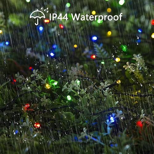 Connectable 99Ft 300LED Christmas String Lights Outdoor Indoor, Multicolor