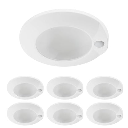HALO HLCE 6-Pack 6 in LED Motion Sensor Ceiling Light Selectable CCT 1260lm