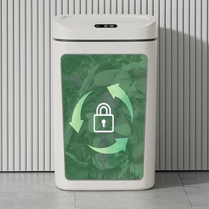 Smart Trash can, Easily Opened with a Wave of Your Hand, Tightly Sealed, Effectively Blocking Odors, Keeping The air Fresh, Stylish in Appearance, Sturdy and Durable, Easy to Clean. (Medium)