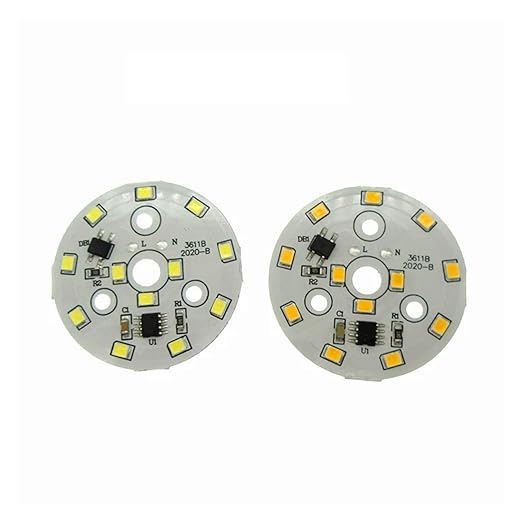 1pcs LED SMD 2835 Chip LED Bulb Lamp 3W 5W 7W 9W 12W 15W 18W AC220V Input Smart IC Driver Cold White Warm White for Bulbs DIY(Cold White 6500K,5W 44MM_1 PCS)