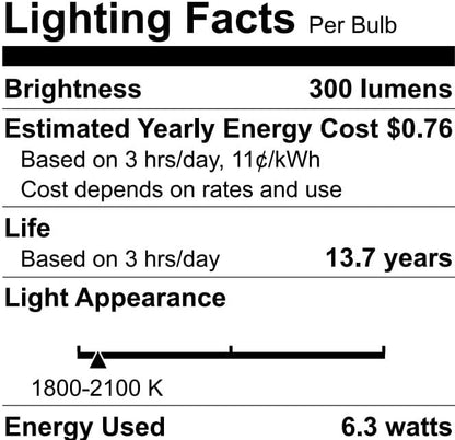 WiZ Connected Color ST19 Filament LED Smart Bulb - Pack of 6-300 Lumen - E26 - Indoor - Wi-Fi Enabled - Voice/App Control - Motion Activation - Matter Compatible