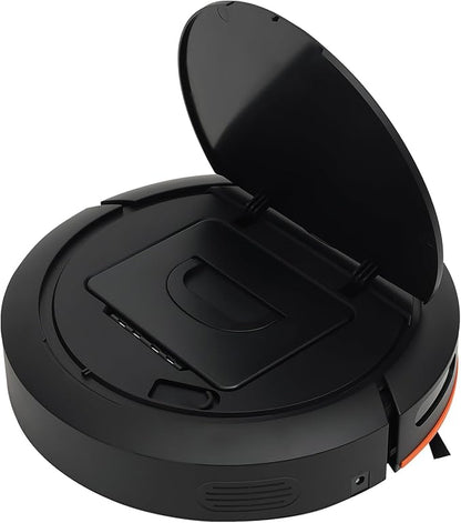Robot Vacuum and Mop Combo, 3-in-1 Robot Vacuum Cleaner, Sweeping Machine with APP & Button Control, Max 2700Pa Suction, 120Mins Runtime, Robotic Vacuum for Pet Hair, Carpet, Hard Floor, Black