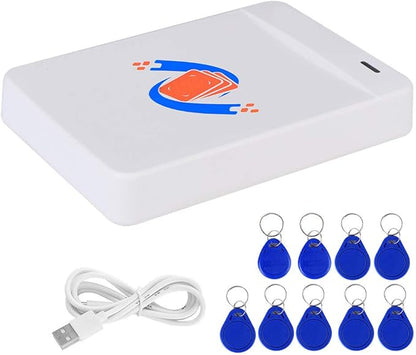 Sonew NFC Card Duplicator ID/IC Card 125KHZ/13.56MHZ Full Encryption Decoding Duplicator Type‑C Interface for Door/Elevator Access System