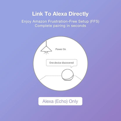 Broadlink Smart Light Bulbs, Frustration-Free Setup (FFS) Works with Alexa Only, BLE Mesh, 9W 800LM Color Changing A19 E26 LED (2-Pack)