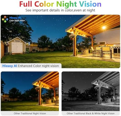 3K 5MP Window Camera with 20° Tilt Angle Dual Mount for 1st & 2nd Floor